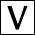 letter V